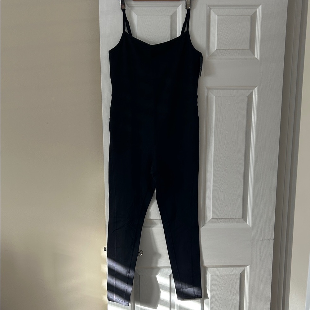 Black Women's Athletic Jumpsuit